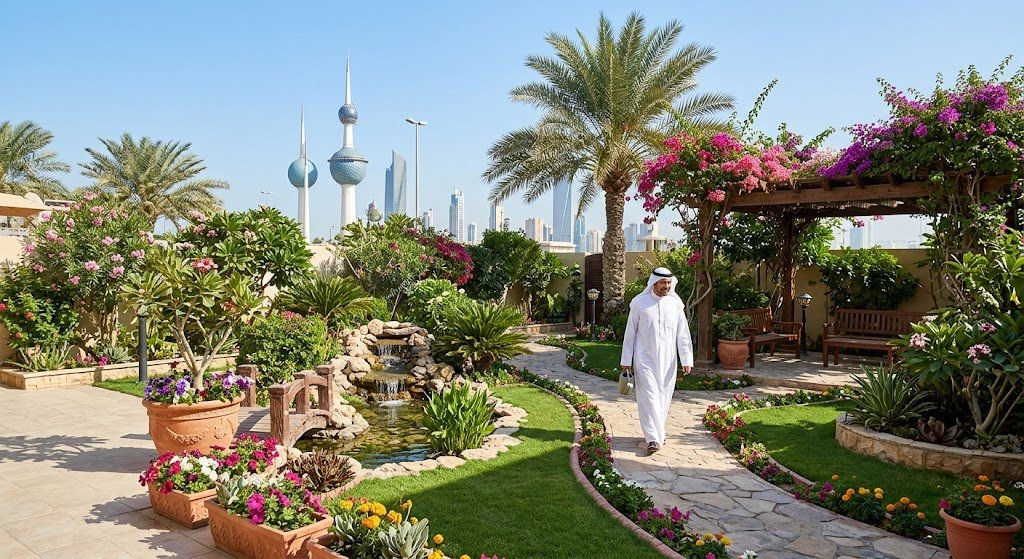 أفضل شركة لتصميم و تنسيق حدائق الرابية بالكويت بأحدث الأفكار والأسعار